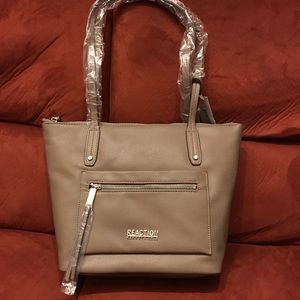 Kenneth Cole Bags - KENNETH COLE REACTION DARK MUSHROOM EDIE TOTE BAG Kenneth Cole Bags - KENNETH COLE REACTION DARK MUSHROOM EDIE TOTE BAG